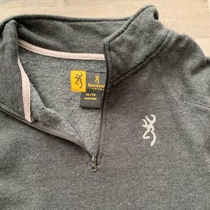 Browning | Men’s Half zip-up lightweight pullover sweater